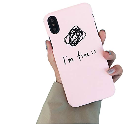 CXvwons Hülle für iPhone XS, Ultra dünn Weich TPU Silikon Handyhülle Mode Chic 3D Muster Schutzhülle Case für iPhone XS X Slim Kratzfeste Stoßfest Schutz Tasche Schale für iPhone XS X Bumper Cover von CXvwons