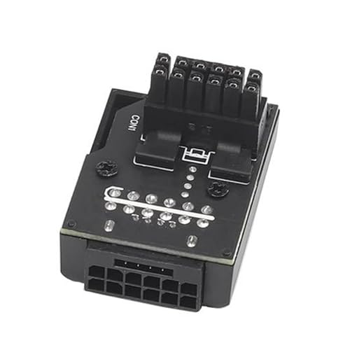 CY Adapter 12VHPWR ATX3.0 PCI-E5.0 Power Modular Stecker auf Buchse Adapter nach oben abgewinkelt 90 Grad Verlängerung für 3080 3090TI PSU 16Pin 12+4P Grafikkarte von CY