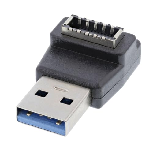 CY Adapter Typ-A USB3.0 Stecker auf Typ-E USB 3.1 Frontpanel-Header Buchse Motherboard-Verlängerungsdatenadapter 90 Grad abgewinkelt CY Adapter Typ-A USB3.0 Stecker auf Typ-E USB 3.1 Frontpanel-Header Buchse Motherboard-Verlängerungsdatenadapter 90 Grad abgewinkelt von CY