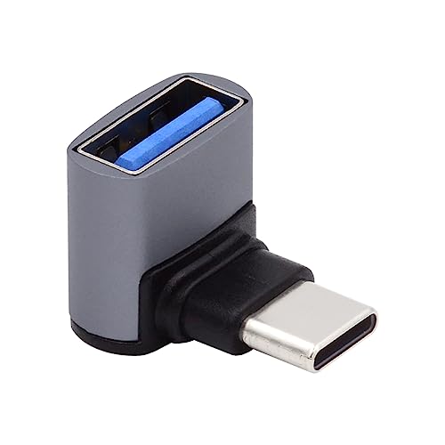 CY Adapter nach oben und unten abgewinkelt, USB-C Typ-C auf USB 3.0 Buchse OTG Adapter 90 Grad für Laptop Handy von CY