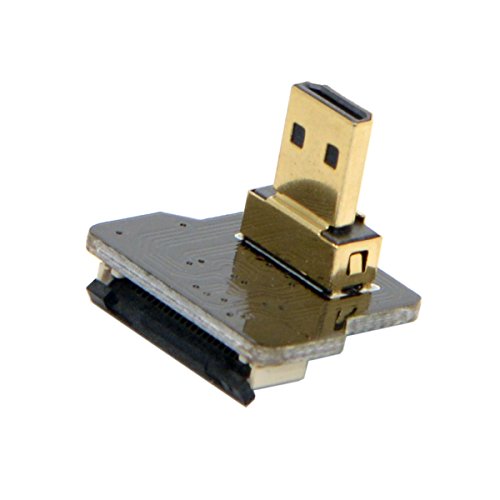 CY CYFPVHDMI Micro HDMI Typ D Stecker nach oben abgewinkelt 90 Grad für FPV HDTV Multicopter Luftfotografie von CY