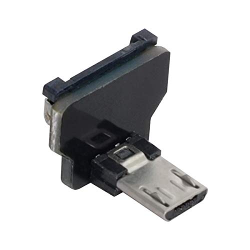 CY CYFPVUSB 5-poliger Micro-USB 2.0-Stecker, 90 Grad nach oben abgewinkelter Stecker, Stecker für FPV-HDTV-Multicopter-Luftfotografie von CY