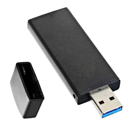 CY Gehäuse 22 x 42 mm NGFF B+M-Key M2 SSD SATA-Protokoll auf USB 3.0 Externe PCBA-Konverter-Adapterkarte mit schwarzem Gehäuse von CY