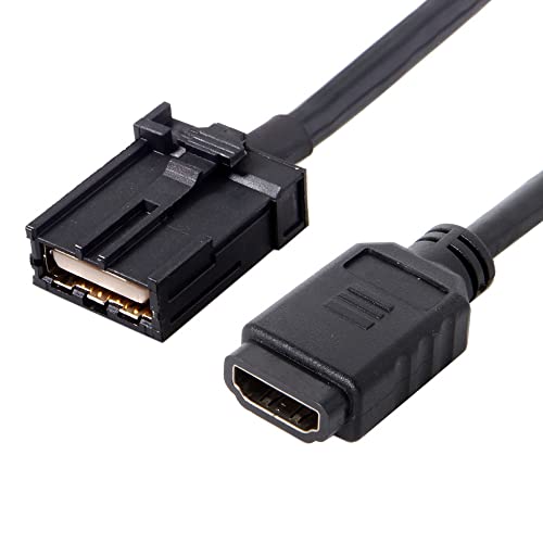 CY HDMI 1.4 Typ E Mann zu Typ A Weibliche Video Audio Kabel 0.3m 4K 60hz High Speed Automotive Grade für Auto HDTV H1 Auto von CY