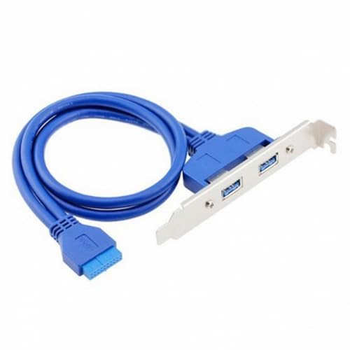 CY-Kabel, internes USB-3.0-Buchsenkabel mit zwei Anschlüssen, Montageplatte an Hauptplatine, 20-poliges Blendenkabel mit PCI-Halterung, 50 cm von CY