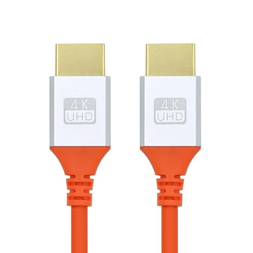 CY Kabel HDMI 4K auf HDMI Ultra Soft High Flex HDTV Kabel Hyper Super Flexible Kabel High Speed Typ-A Stecker auf Stecker für Computer HDTV 2.0M von CY