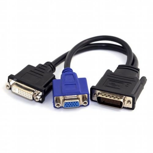 CY Kabel LFH DMS 59-poliger Stecker auf Dual DVI 24+5 Buchse VGA RGB 15-polige Buchse Splitter-Verlängerung 15 cm für Grafikkarte von CY