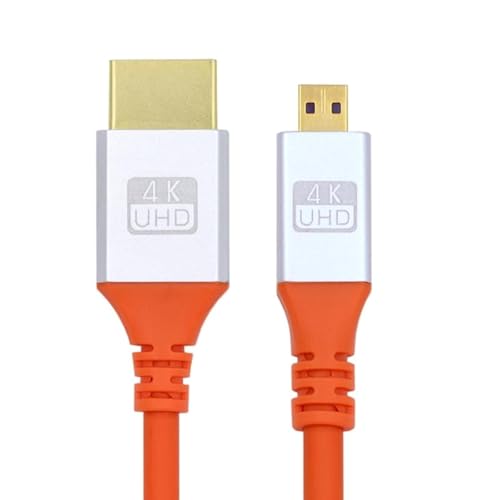CY Kabel Micro HDMI 4K zu HDMI Ultra Soft High Flex HDTV Kabel Hyper Super Flexible Cord High Speed Typ-A-Stecker auf Stecker für Computer HDTV 2.0M CY Kabel Micro HDMI 4K zu HDMI Ultra Soft High Flex HDTV Kabel Hyper Super Flexible Cord High Speed Typ-A-Stecker auf Stecker für Computer HDTV 2.0M von CY