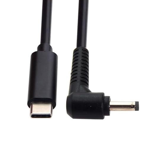 CY Kabel Typ C USB-C-Eingangsquelle 65 W auf DC 4,0 x 1,3 mm Stromladekabel 19,5 V, kompatibel mit Laptop 18–20 V von CY