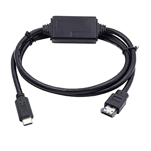 CY Kabel für USB-C Typ-C zur Stromversorgung über eSATA DC5V USB2.0 zu HDD SSD ODD eSATAp Disk Converter von CY