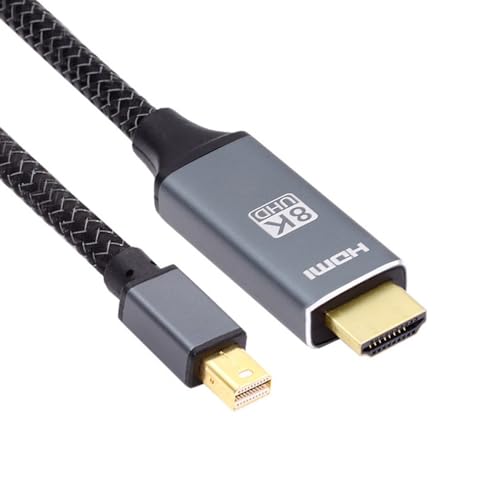 CY Mini DP DisplayPort 1.4 Quelle auf HDMI 2.0 Display 8K 60Hz UHD 4K Mini-DP auf HDMI Stecker Monitorkabel von CY