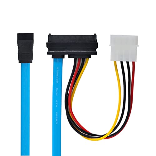 CY SAS Kabel SFF-8482 SAS 29 Pin auf SATA 22Pin Festplatte Raid Verlängerungskabel mit IDE 4Pin Power Port von CY