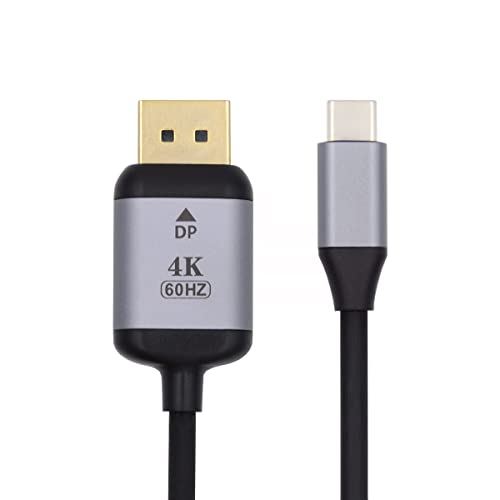 CY Typ-C-Videokabel, USB 3.1, USB-C auf Displayport, unterstützt 4K 60 Hz Kabel, 1,8 m für Monitor, Laptop, HDTV CY Typ-C-Videokabel, USB 3.1, USB-C auf Displayport, unterstützt 4K 60 Hz Kabel, 1,8 m für Monitor, Laptop, HDTV von CY