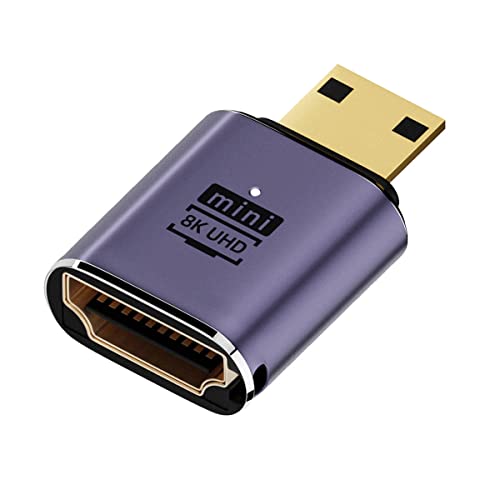 YC° CY 8K Kabel Mini HDMI Stecker auf HDMI 2.1 Buchse UHD Verlängerung Gold Konverter Adapter Unterstützung 8K 60hz HDTV von CY