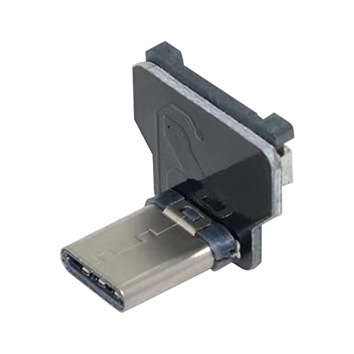 CY CYFPVUSB Typ-C USB 2.0 Stecker nach oben nach unten abgewinkelt, 90 Grad Stecker, Stecker für FPV-HDTV-Multicopter-Luftfotografie von CY