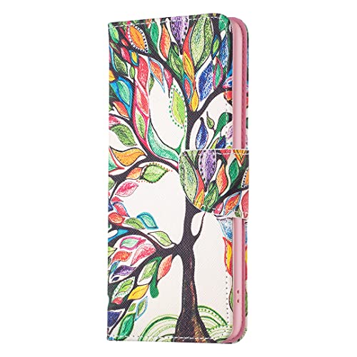 Handyhülle Kompatibel with Samsung Galaxy A05S,Flip Wallet PU Lederhülle Klapphülle Magnetische [Standfunktion] [Kartenfächern] Schutzhülle für Galaxy A05S The Tree of Life von CYANDYSL