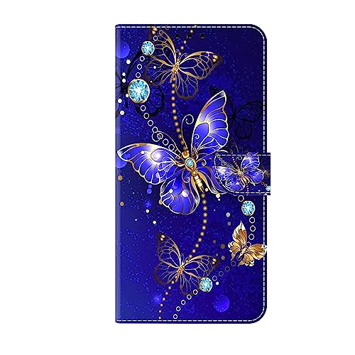 Hülle Kompatibel with iPhone 15 Pro, Flip Wallet PU Lederhülle Ständer Case Handyhüllen Klapphüllen Card Slots Klappbar Stoßfest Case EIN diamantenschmetterling Hülle Kompatibel with iPhone 15 Pro, Flip Wallet PU Lederhülle Ständer Case Handyhüllen Klapphüllen Card Slots Klappbar Stoßfest Case EIN diamantenschmetterling von CYANDYSL