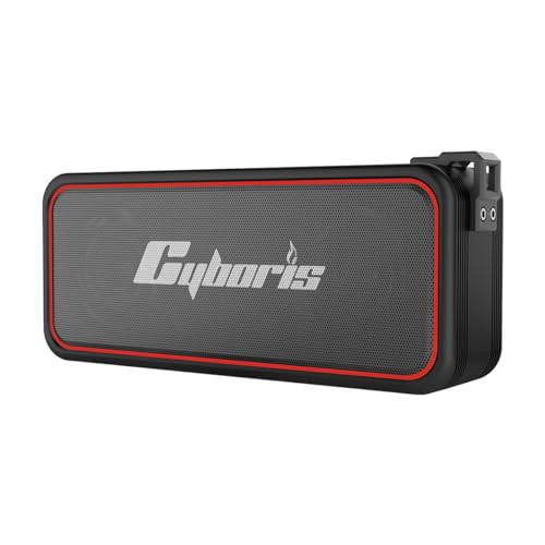 CYBORIS Leistungsstarker 20-W-Bluetooth-Lautsprecher, IPX7, wasserdicht, tragbar, kabellos, HiFi-Lautsprecher, lauter tiefer Bass, Stereo-Sound, BT5.3, Dual-Pairing, 24 Stunden Spielzeit, für Zuhause, CYBORIS Leistungsstarker 20-W-Bluetooth-Lautsprecher, IPX7, wasserdicht, tragbar, kabellos, HiFi-Lautsprecher, lauter tiefer Bass, Stereo-Sound, BT5.3, Dual-Pairing, 24 Stunden Spielzeit, für Zuhause, von CYBORIS
