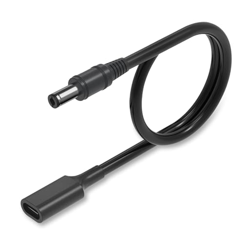 1 Stück 5,5 x 2,1 mm Typ C USB-C zu DC Adapter Kabel, 3,28 Fuß 15W PD Triggerkabel Ladekabel passend für Tablet PC, IP Kamera, Bluetooth Lautsprecher, Lautsprecher, Webcam Router 1 Stück 5,5 x 2,1 mm Typ C USB-C zu DC Adapter Kabel, 3,28 Fuß 15W PD Triggerkabel Ladekabel passend für Tablet PC, IP Kamera, Bluetooth Lautsprecher, Lautsprecher, Webcam Router von CYD