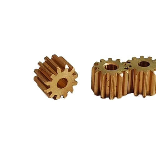 Zahnradwelle 3 Stück 11 Zähne Flachgetriebe 1 mm Innenloch Kupfer Zylindrisches Zahnrad 3,8 mm Durchmesser Ritzel Modellflugzeug Mini DIY Spielzeuggetriebe Motorritzel Zahnradwelle 3 Stück 11 Zähne Flachgetriebe 1 mm Innenloch Kupfer Zylindrisches Zahnrad 3,8 mm Durchmesser Ritzel Modellflugzeug Mini DIY Spielzeuggetriebe Motorritzel von CYFANG