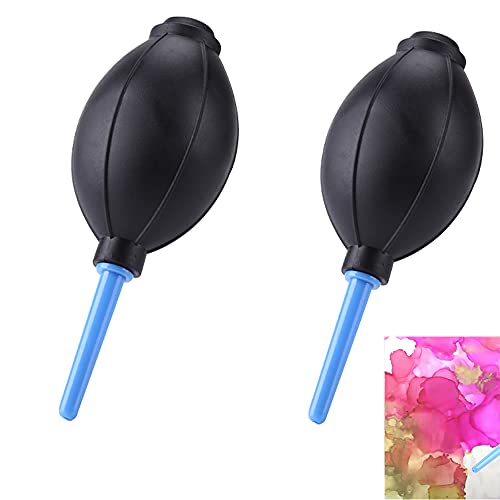 2 Stück Tintenluftgebläse für Kartenherstellung Dispersing Tinten Leistungsstark Blasen Staubentfernung Asche Entfernung Gas Blasen Hand Reinigungswerkzeuge für Sensor Computer Tastatur Kamera von CYFUN DESIGN