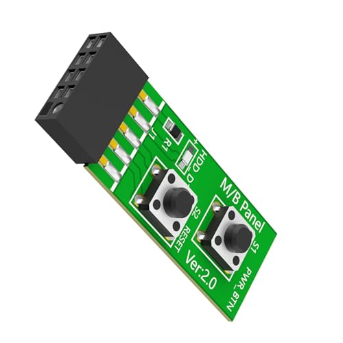 CYILPR Computer Motherboards Anschlüsse Adapterplatine 2x5 Pin ResetPower Schalter Testplatine Für Den Einsatz CYILPR Computer Motherboards Anschlüsse Adapterplatine 2x5 Pin ResetPower Schalter Testplatine Für Den Einsatz von CYILPR