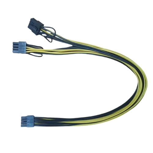 Haltbarkeit Stromverlängerungskabel Mit CPU 8Pin Auf Doppelte 6+2Pin Anschlüsse Computergrafikkabel 18AWG Kabel 39cm von CYILPR