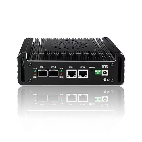CYMINILMDPC 2x10G SFP+ Firewall Mini PC, N100,Processor, 2x2.5G i226-V LAN Ports, Dual NVMe SSD Slots, DDR5 RAM Support, Proxmox Ready, Compact Home Server/NAS/Virtualization Router CYMINILMDPC 2x10G SFP+ Firewall Mini PC, N100,Processor, 2x2.5G i226-V LAN Ports, Dual NVMe SSD Slots, DDR5 RAM Support, Proxmox Ready, Compact Home Server/NAS/Virtualization Router von CYMINILMDPC