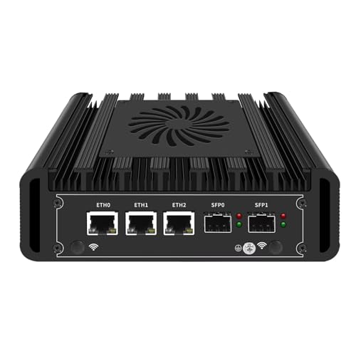 CYMINILMDPC Mini PC Firewall,N150,2x10G SFP,3x2.5G i226-V LAN, DDR5 RAM,OPNsense/Proxmox Ready,Low Power Fanless Desktop,No Ram No Storage CYMINILMDPC Mini PC Firewall,N150,2x10G SFP,3x2.5G i226-V LAN, DDR5 RAM,OPNsense/Proxmox Ready,Low Power Fanless Desktop,No Ram No Storage von CYMINILMDPC