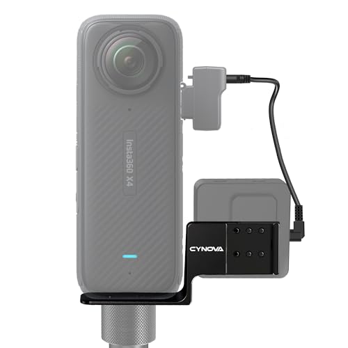 CYNOVA Cold Shoe für Insta360 X4 Zubehör, Unsichtbare Mikrofonhalterung Kompatibel mit insta360 X4 / X3 / One RS 1inch / One X2 für RODE Wireless GO Mikrofonhalterung CYNOVA Cold Shoe für Insta360 X4 Zubehör, Unsichtbare Mikrofonhalterung Kompatibel mit insta360 X4 / X3 / One RS 1inch / One X2 für RODE Wireless GO Mikrofonhalterung von CYNOVA