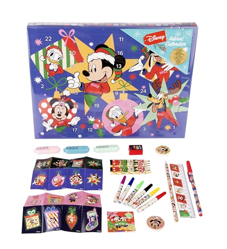 CyP Brands - Mickey Mouse, Adventskalender, 24 Überraschungen, Kindergeschenk, offizielle Marvel-Lizenz, Aktivitäten und Spielzeug, Weihnachten CyP Brands - Mickey Mouse, Adventskalender, 24 Überraschungen, Kindergeschenk, offizielle Marvel-Lizenz, Aktivitäten und Spielzeug, Weihnachten von CYPBRANDS