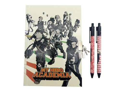 CyP Brands- My Hero Academia – Geschenkbox mit Tagebuch und 2 Stiften, Tagebücher, Kugelschreiber, Schreibmaterial, mehrfarbig, offizielles Produkt CyP Brands- My Hero Academia – Geschenkbox mit Tagebuch und 2 Stiften, Tagebücher, Kugelschreiber, Schreibmaterial, mehrfarbig, offizielles Produkt von CYPBRANDS