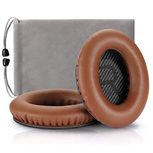 Bose Ersatz-Ohrpolster, Cypher.V Ohrpolster, kompatibel mit Quietcomfort QC2 QC15 QC25 QC35 Ae2 Ae2i Ae2w Sound True/SoundLink Ohrhörer, 1 Paar braun von CYPHER.V