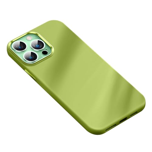 CYPOSLDN Flüssigsilikonhülle Für iPhone 16/16 Pro/16 Plus/16 Pro Max, Hautfreundliche Bonbonfarben, Modische, Schlanke Anti-Fall-Hülle Für Männer Und Frauen,16pro max,Green von CYPOSLDN
