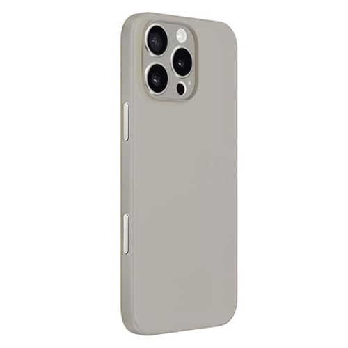CYPOSLDN Hülle Für iPhone 16/16 Pro/16 Plus/16 Pro Max, Ultradünne, Langlebige PP-Hülle, Leicht, Kratz- Und Sturzfest, Kabelloses Laden,16,Grey von CYPOSLDN