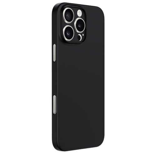CYPOSLDN Hülle Für iPhone 16/16 Pro/16 Plus/16 Pro Max, Ultradünne, Langlebige PP-Hülle, Leicht, Kratz- Und Sturzfest, Kabelloses Laden,16plus,Black von CYPOSLDN