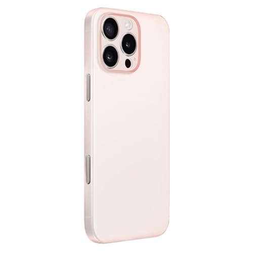 CYPOSLDN Hülle Für iPhone 16/16 Pro/16 Plus/16 Pro Max, Ultradünne, Langlebige PP-Hülle, Leicht, Kratz- Und Sturzfest, Kabelloses Laden,16plus,Pink von CYPOSLDN