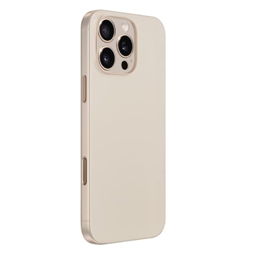 CYPOSLDN Hülle Für iPhone 16/16 Pro/16 Plus/16 Pro Max, Ultradünne, Langlebige PP-Hülle, Leicht, Kratz- Und Sturzfest, Kabelloses Laden,16pro max,Gold von CYPOSLDN