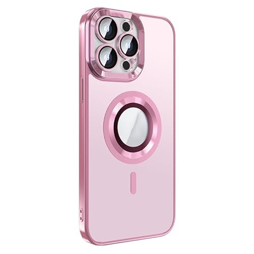 CYPOSLDN Schlanke Hülle Für iPhone 16/16 Pro/16 Plus/16 Pro Max, Matte Beschichtung, Optimiertes Logo, Sichtbare Abdeckung, Unterstützt Kabelloses Laden,16,Pink von CYPOSLDN