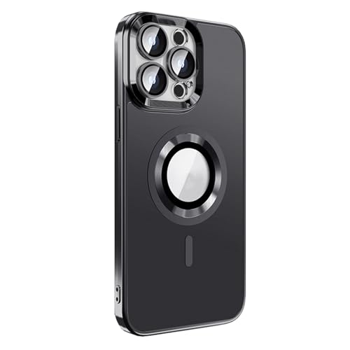 CYPOSLDN Schlanke Hülle Für iPhone 16/16 Pro/16 Plus/16 Pro Max, Matte Beschichtung, Optimiertes Logo, Sichtbare Abdeckung, Unterstützt Kabelloses Laden,16plus,Black von CYPOSLDN