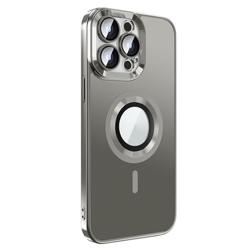 CYPOSLDN Schlanke Hülle Für iPhone 16/16 Pro/16 Plus/16 Pro Max, Matte Beschichtung, Optimiertes Logo, Sichtbare Abdeckung, Unterstützt Kabelloses Laden,16plus,Grey von CYPOSLDN