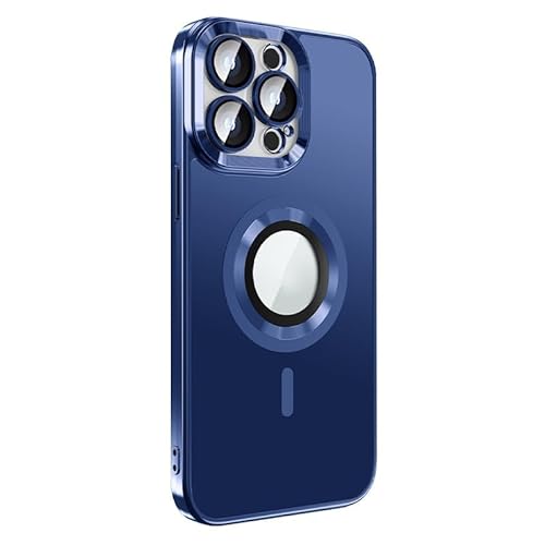 CYPOSLDN Schlanke Hülle Für iPhone 16/16 Pro/16 Plus/16 Pro Max, Matte Beschichtung, Optimiertes Logo, Sichtbare Abdeckung, Unterstützt Kabelloses Laden,16pro,Blue von CYPOSLDN
