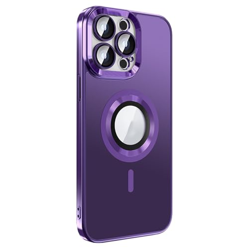 CYPOSLDN Schlanke Hülle Für iPhone 16/16 Pro/16 Plus/16 Pro Max, Matte Beschichtung, Optimiertes Logo, Sichtbare Abdeckung, Unterstützt Kabelloses Laden,16pro max,Purple von CYPOSLDN