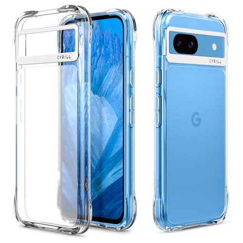 CYRILL von Spigen Cecile Hülle [Staubfrei] langlebig Clear transparent case kompatibel mit Google Pixel 8a (2024)- Matte Clear von CYRILL