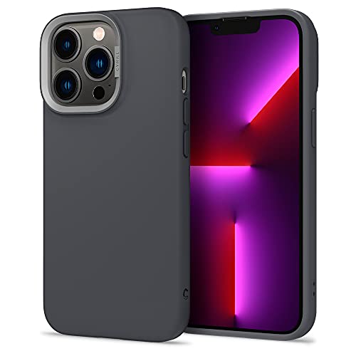 CYRILL von Spigen Color Brick Kompatibel mit iPhone 13 Pro Hülle [Anti-Staub] Premium Soft TPU Langlebig Silicone Schutzhülle - Dusk Grau von CYRILL