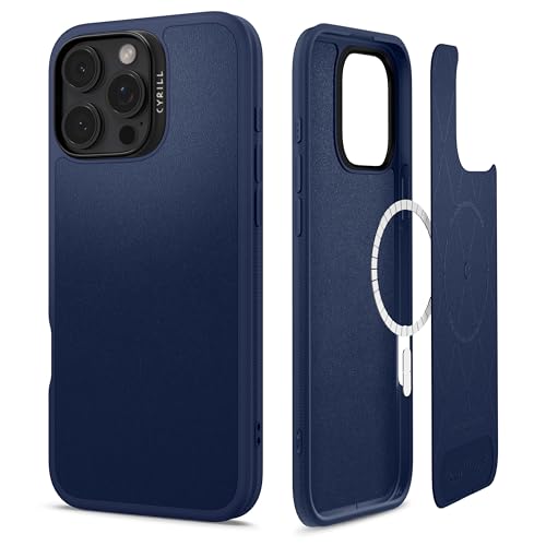 CYRILL von Spigen Kajuk Mag Hülle Kompatibel mit iPhone 16 Pro (2024) - Navy von CYRILL