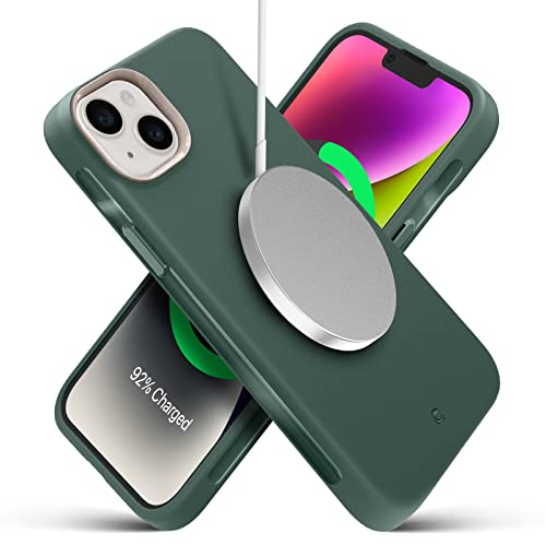 CYRILL von Spigen Ultra Color Mag Kompatibel mit iPhone 14 (6.1") [Kompatibel mit MagSafe] Magnetisches Kabelloses Laden Dünne Handyhülle iPhone 14 Case - Kale von CYRILL
