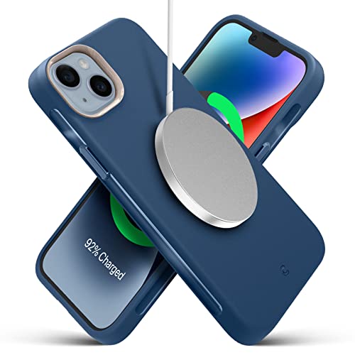 CYRILL von Spigen Ultra Color Mag Kompatibel mit iPhone 14 Plus (6,7") [Kompatibel mit MagSafe] Magnetisches Kabelloses Laden Dünne Handyhülle iPhone 14 Plus Case - Coast von CYRILL