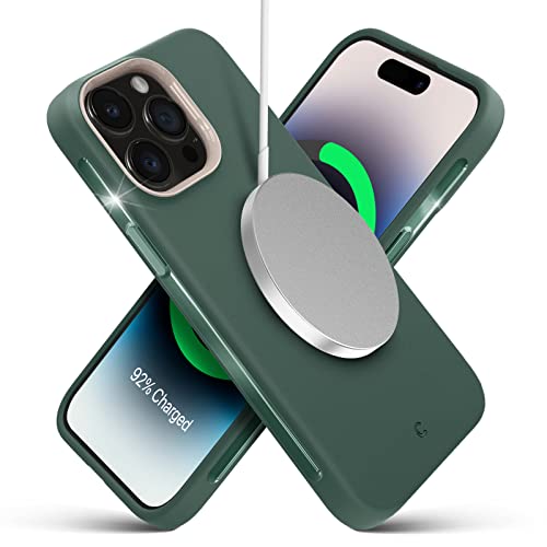 CYRILL von Spigen Ultra Color Mag [Kompatibel mit iPhone 14 Pro (6.1")] [Kompatibel mit MagSafe] Magnetisches Kabelloses Laden TPU PC dünn Handyhülle - Kale von CYRILL