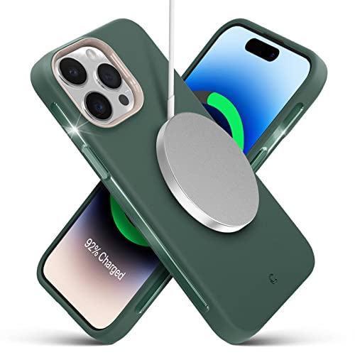 CYRILL von Spigen Ultra Color Mag Kompatibel mit iPhone 14 Pro Max (6,7") [Kompatibel mit MagSafe] Magnetisches Kabelloses Laden Dünne Handyhülle iPhone 14 Pro Max Case - Kale von CYRILL